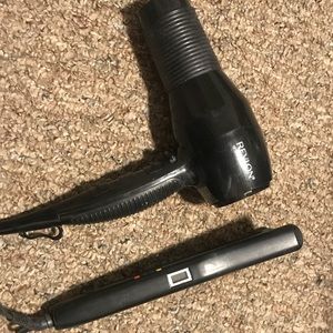 Blow dryer and straightener